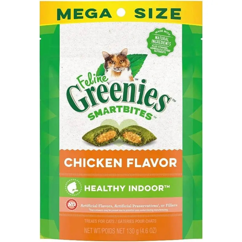 Greenies SmartBites Healthy Indoor Chicken Flavor Cat Treats - 4.6 oz 