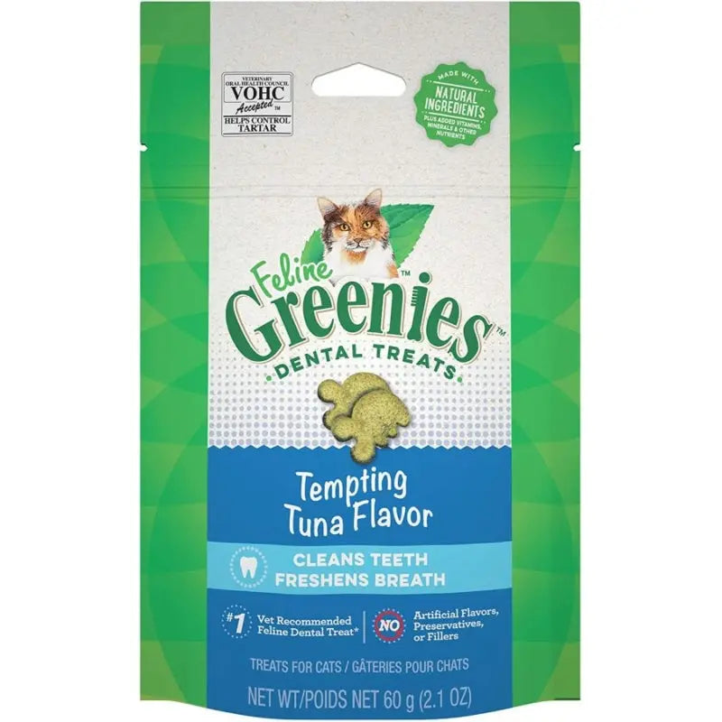 Greenies Feline Dental Treats Tempting Tuna Flavor - 2.1 oz 