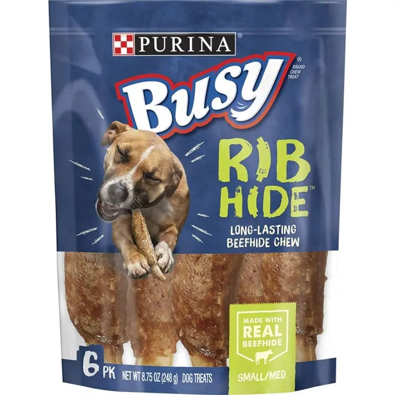 Purina Busy RibHide Chew Treats for Dogs Original - 8.75 oz 