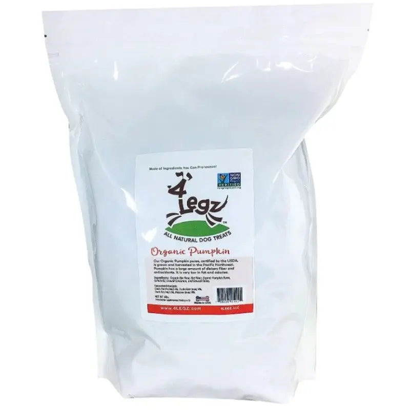 4Legz Organic Pumpkin Crunchy Dog Cookies - 4 lbs 