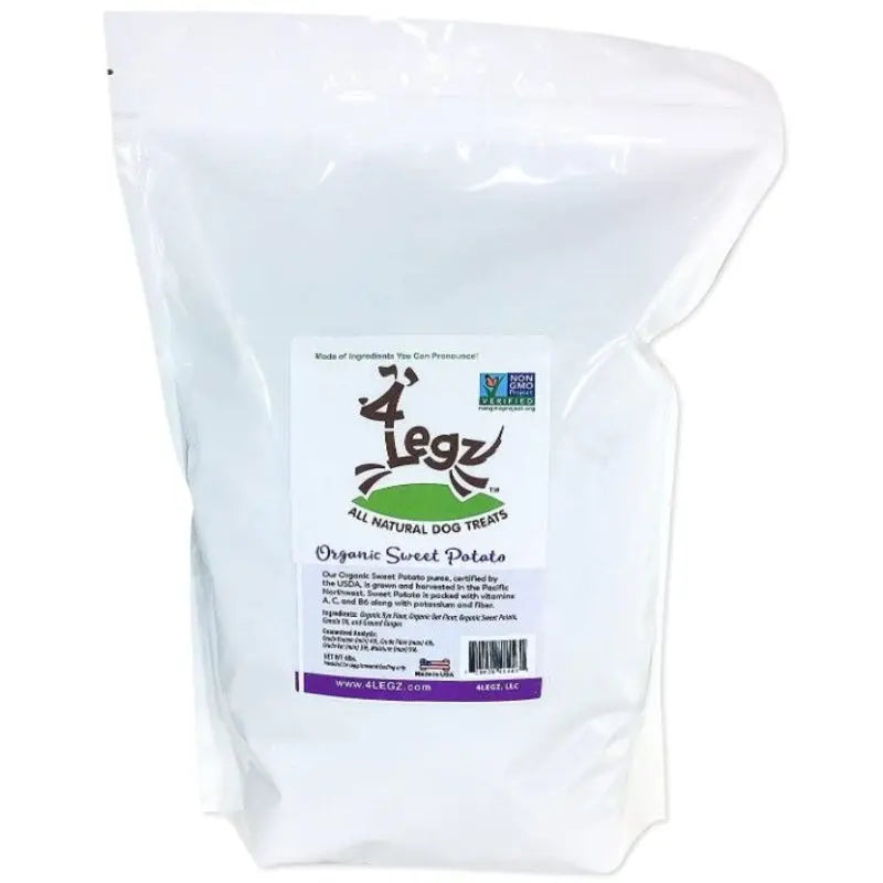 4Legz Organic Sweet Potato Crunchy Dog Cookies - 4 lbs 