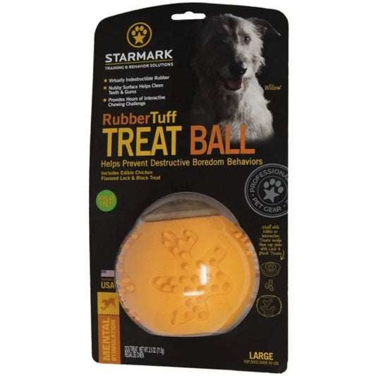 Starmark RubberTuff Treat Ball Large - 1 count 