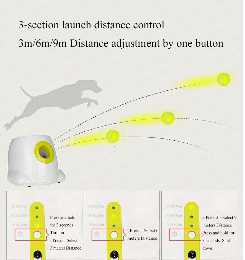 FetchPro Automatic Ball Launcher for Dogs 