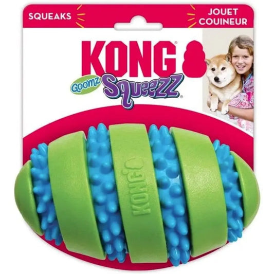 KONG Squeezz Goomz Football - Large - 1 count 