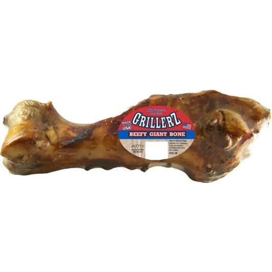 Grillerz Smoked Beefy Giant Bone Dog Treat - 1 count 