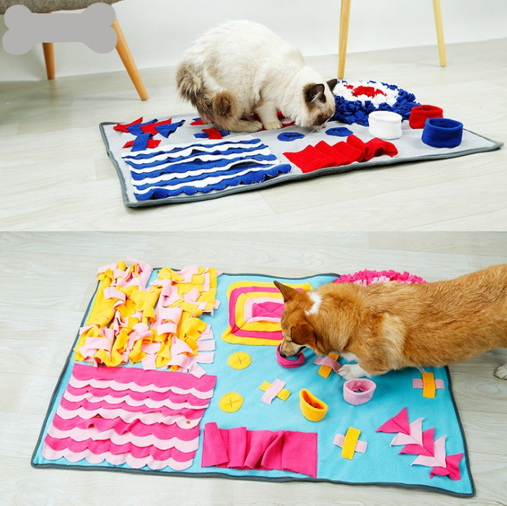 Pet Sniffing Pad Training Blanket Feeding Mat 