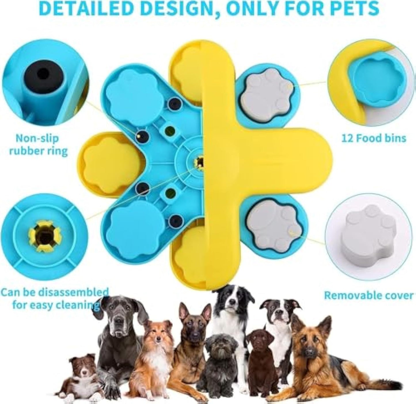 Dogs Food Puzzle Feeder Toy 