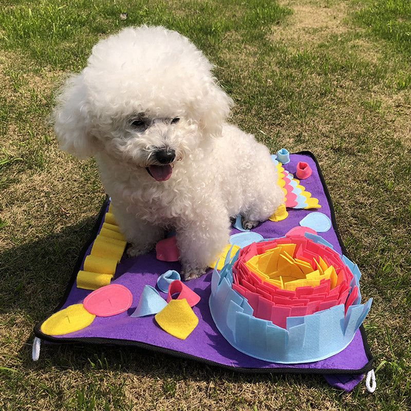 Pet Sniffing Pad Training Blanket Feeding Mat 