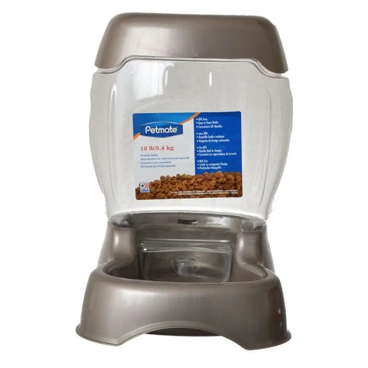 Petmate Cafe Pet Feeder - Pearl Tan - 12 lbs 