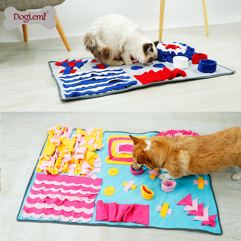 Pet Sniffing Pad Training Blanket Feeding Mat 