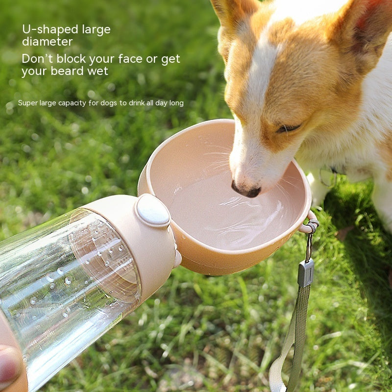 Portable Dog Water Bottle Food And Water Container For Pet Pets Feeder Bowl Outdoor Travel Drinking Bowls Water Dispenser Rallie Pets