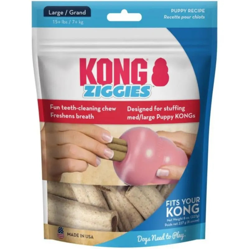 KONG Ziggies Puppy Recipe Dog Treat - Large - 8 oz 