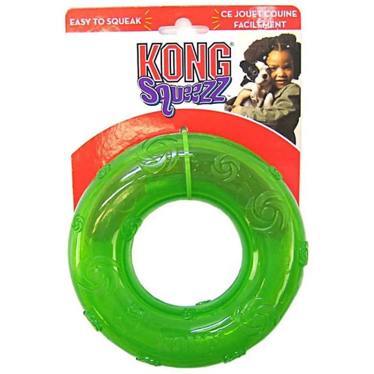 KONG Squeezz Ring Dog Toy - Large 