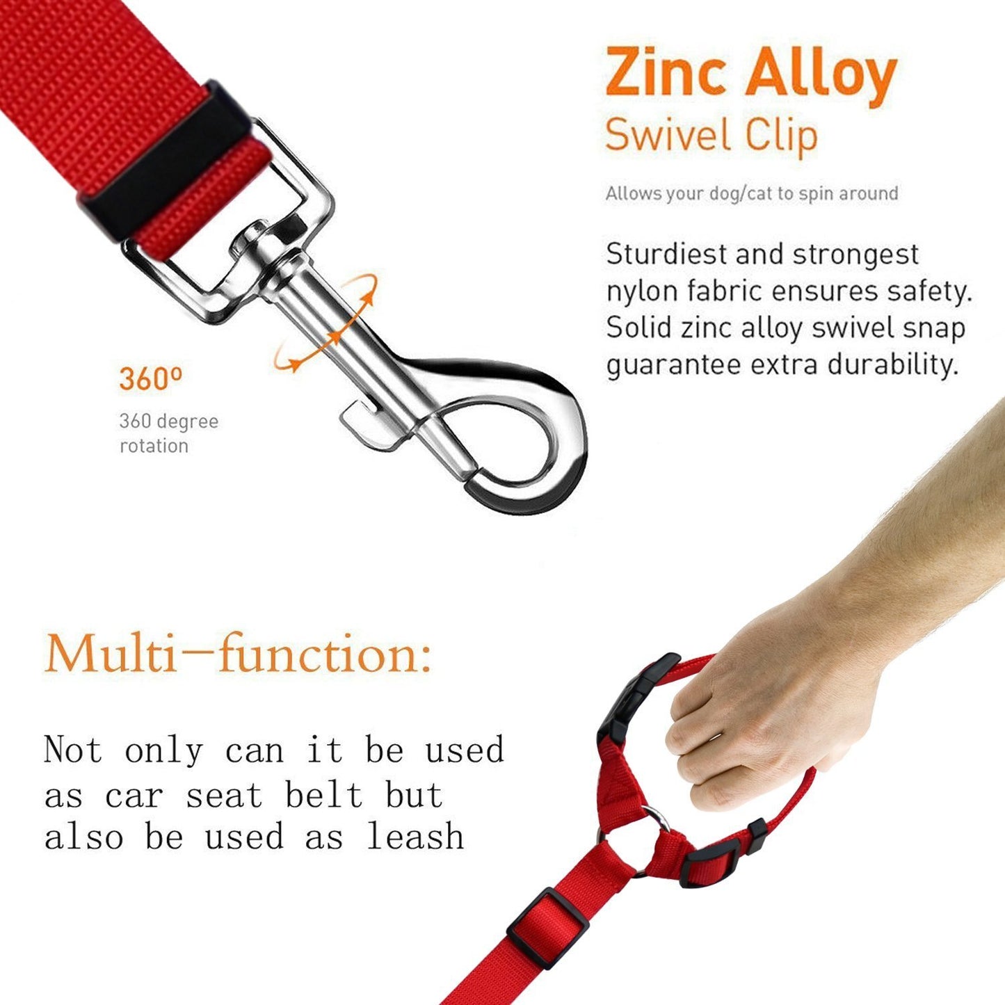 Pet safety leash 