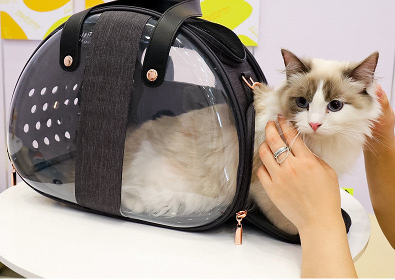 Transparent Pet Backpack - Dog & Cat Carrier 