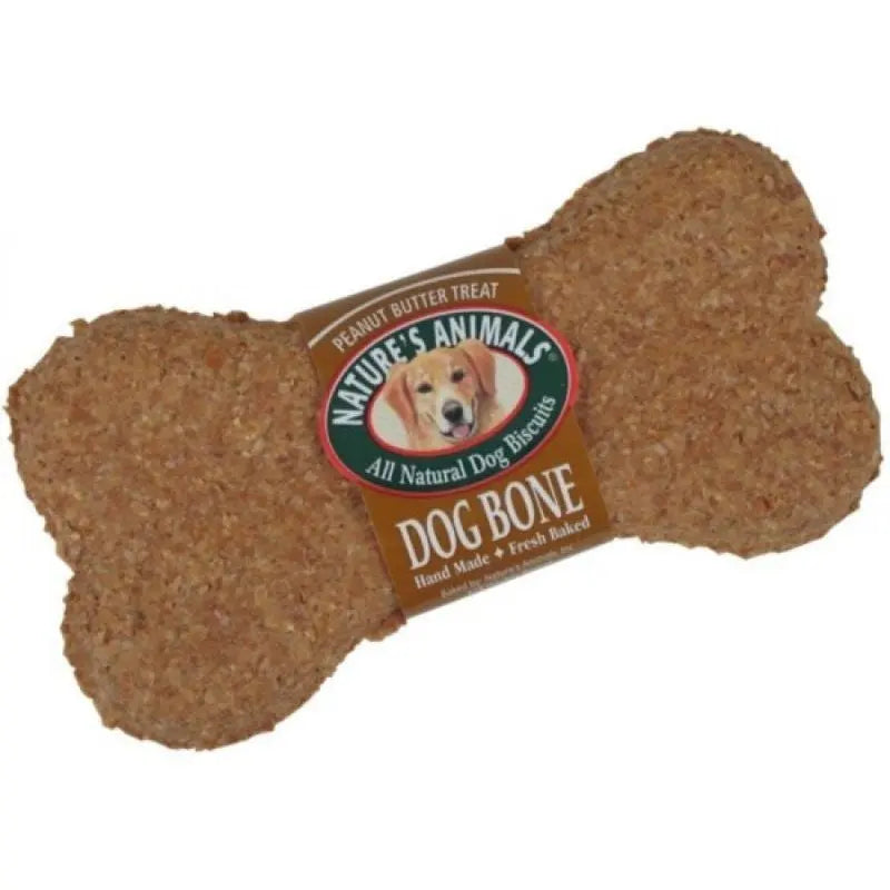 Natures Animals All Natural Dog Bone - Peanut Butter Flavor - 24 Pack 