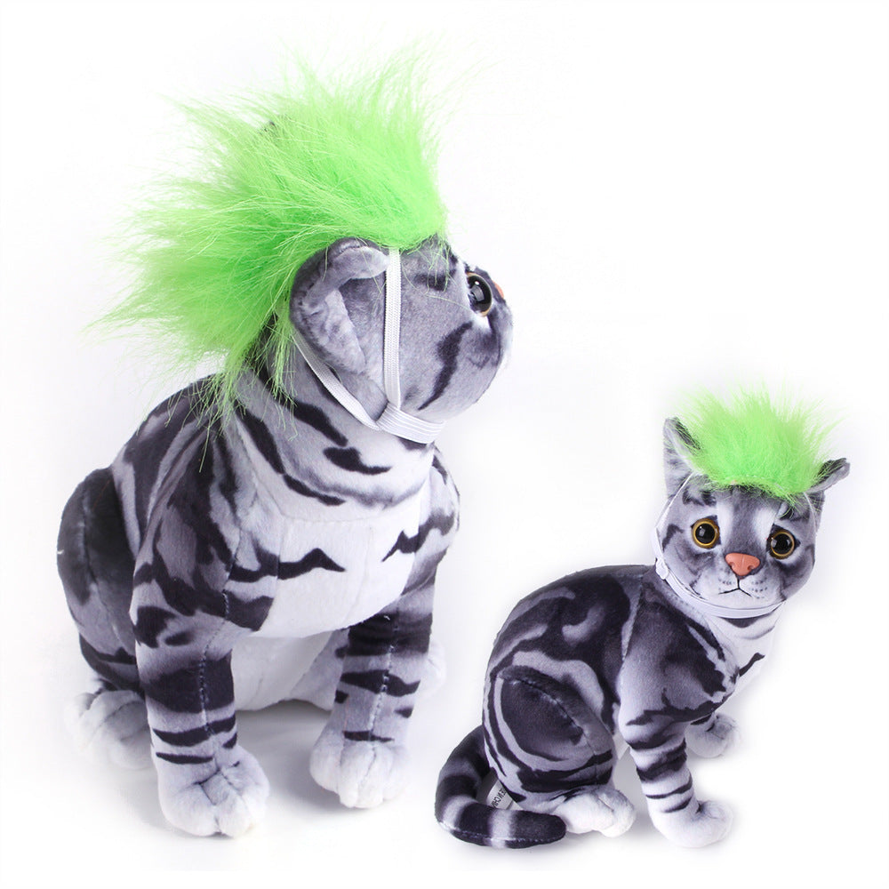 Pet Costume Dog Wig Dog Head Wear Apparel Toy 