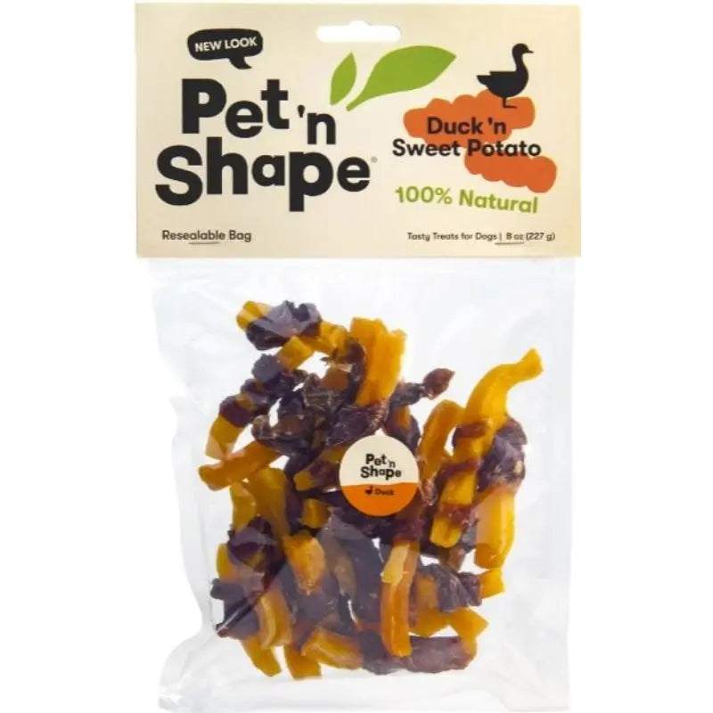 Pet 'n Shape Duck 'n Sweet Potato Dog Treats - 8 oz 