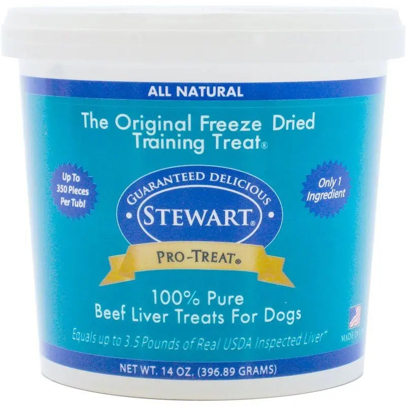 Stewart Pro-Treat 100% Pure Beef Liver for Dogs - 14 oz 