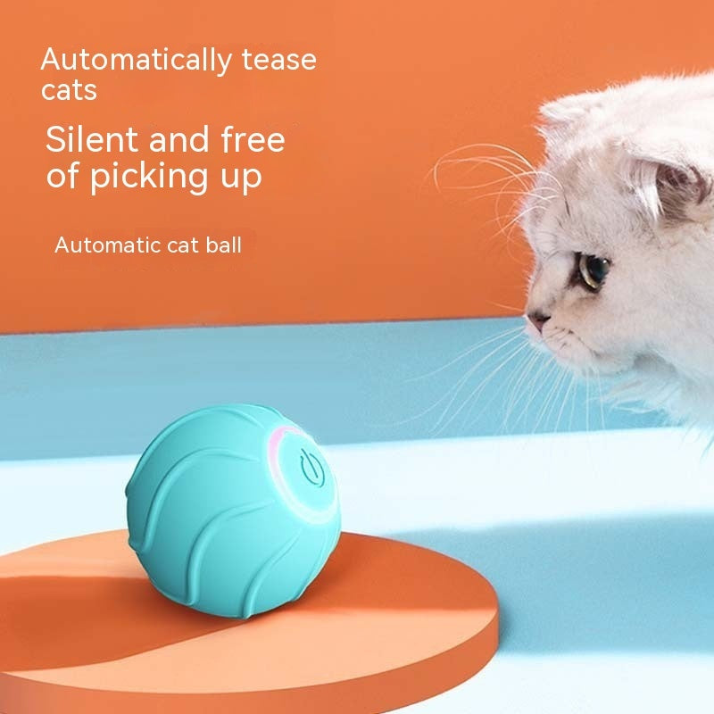 BounceBuddy: Automatic Bouncing Cat Toy Ball 