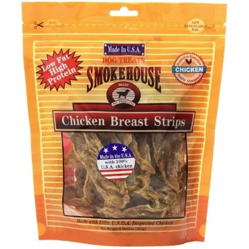 Smokehouse Treats Chicken Breast Strips - 8 oz 