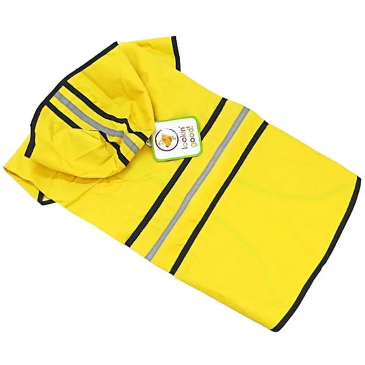 Fashion Pet Rainy Day Dog Slicker - Yellow - Large (19"-24" From Neck to Tail) 