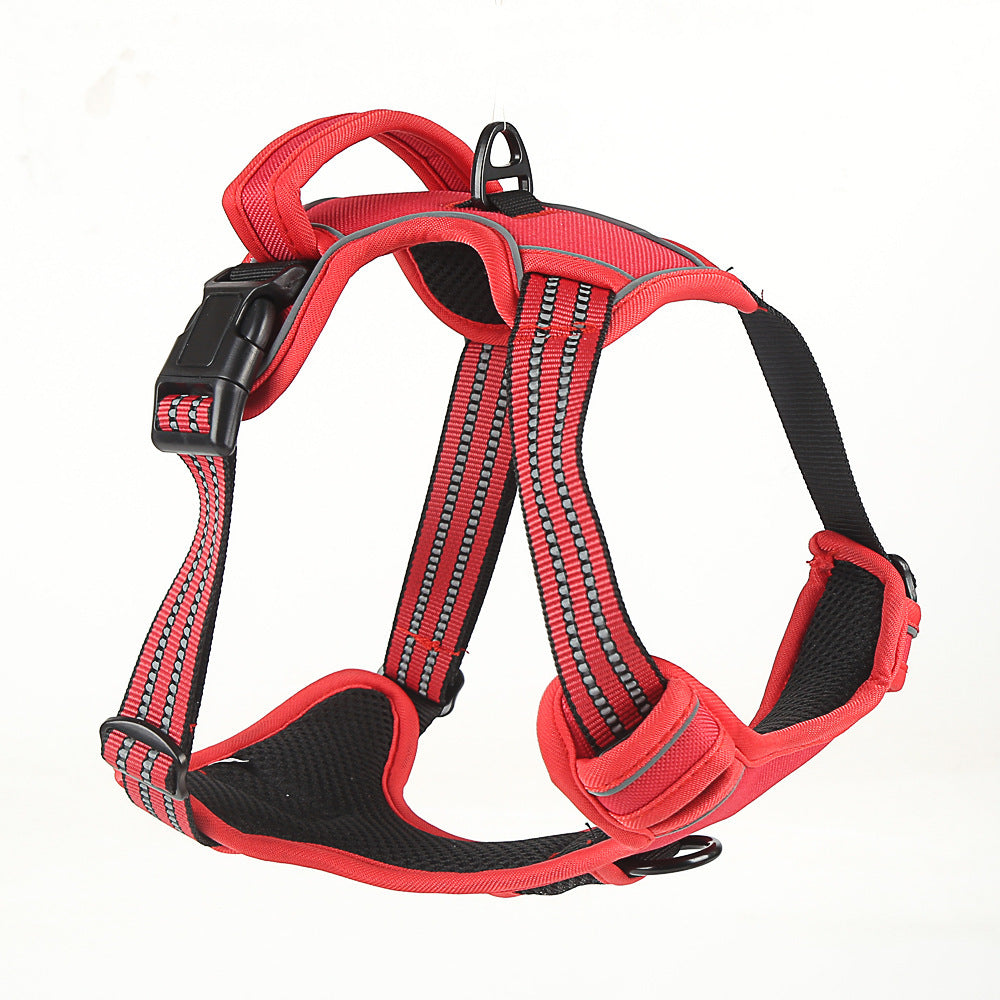 Dog Harness No Pull Breathable Reflective Pet Harness Vest 