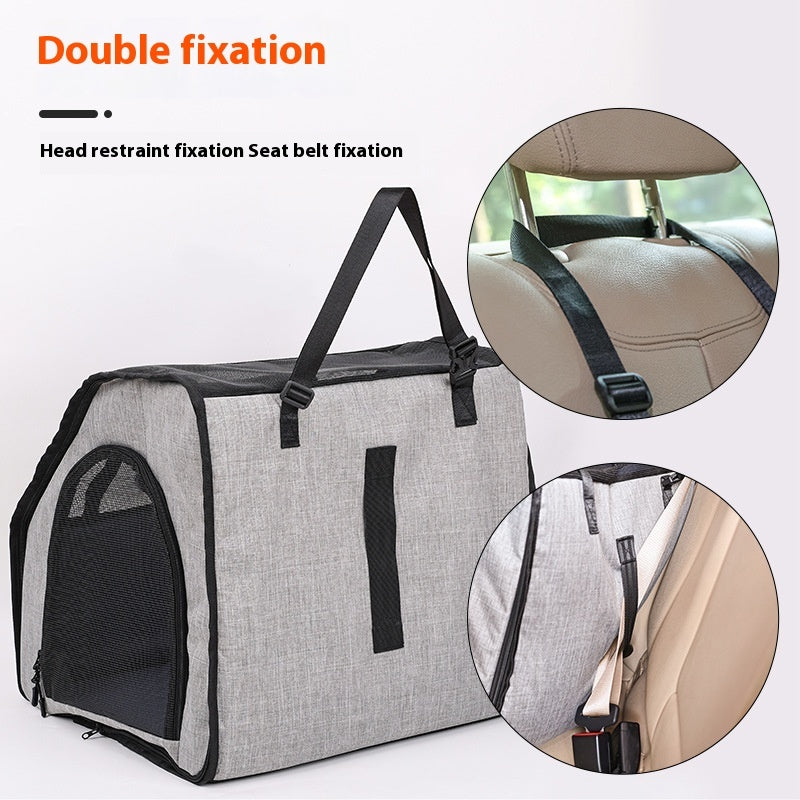 Portable Foldable Pet Car Seat 