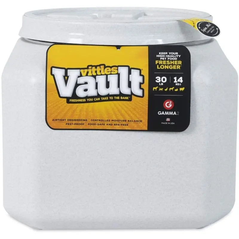 Vittles Vault Airtight Square Pet Food Container - 30 lbs - 13"L x 14"W x 14"H 