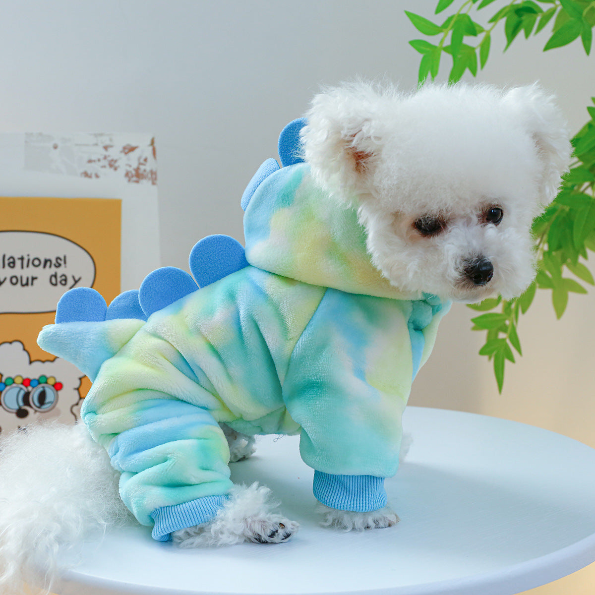 Fleece-lined Warm Pet Costume 