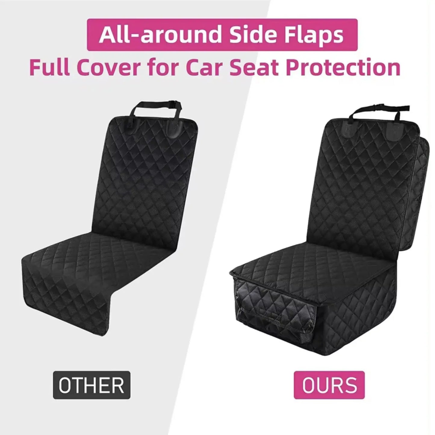 Dog Car Seat Cover, Waterproof Pet Front Seat Cover Vehicle Seat Protection 