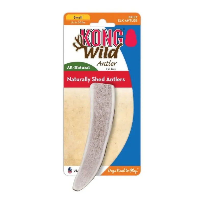 KONG Wild Split Elk Antler Dog Chew - Small (Dogs up to 30 lbs) 