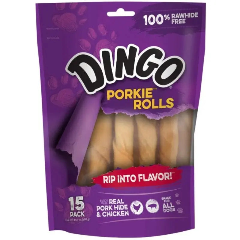 Dingo Porkie Rolls - 15 Pack 