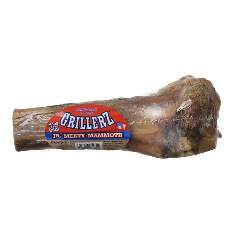 Grillerz Jr. Meaty Mammoth Bone - 1 Pack - (10"-12" Bone) 