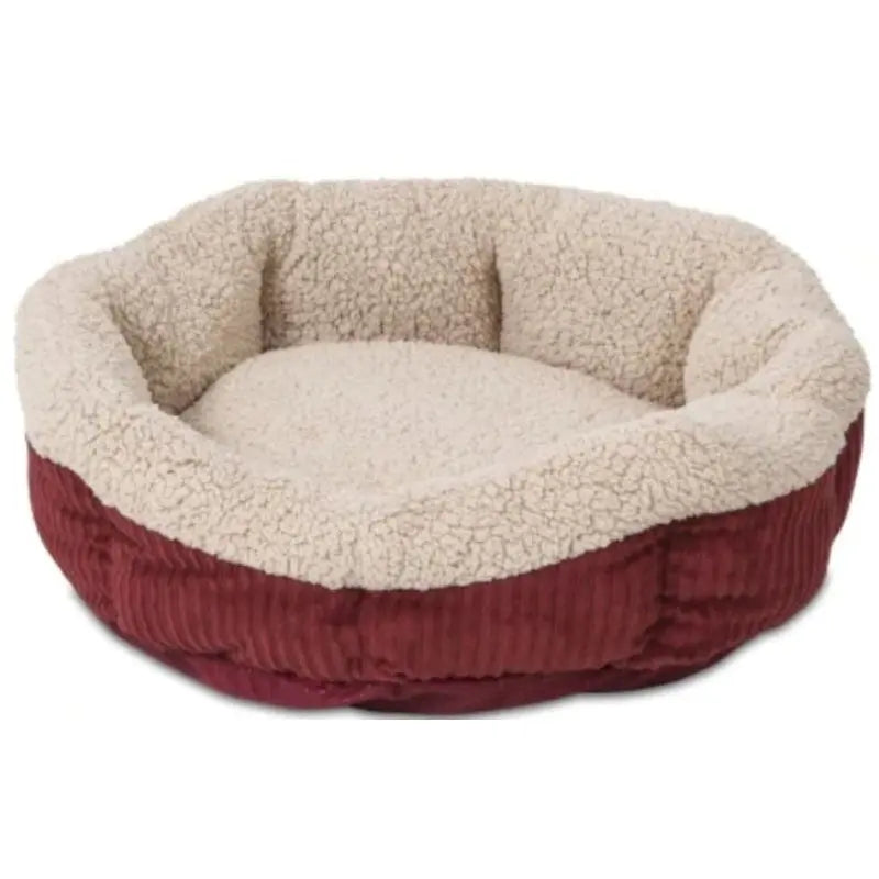 Aspen Pet Self Warming Pet Bed - Spice & Cream - 19" Diameter 