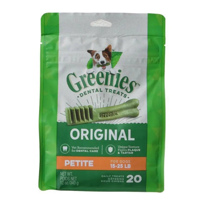 Greenies Petite Dental Dog Treats - 20 count 