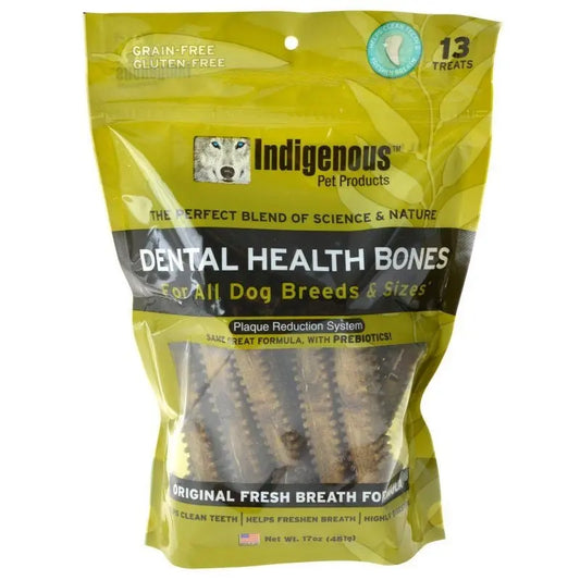 Indigenous Dental Health Bones - Fresh Breath Formula - 13 Count 