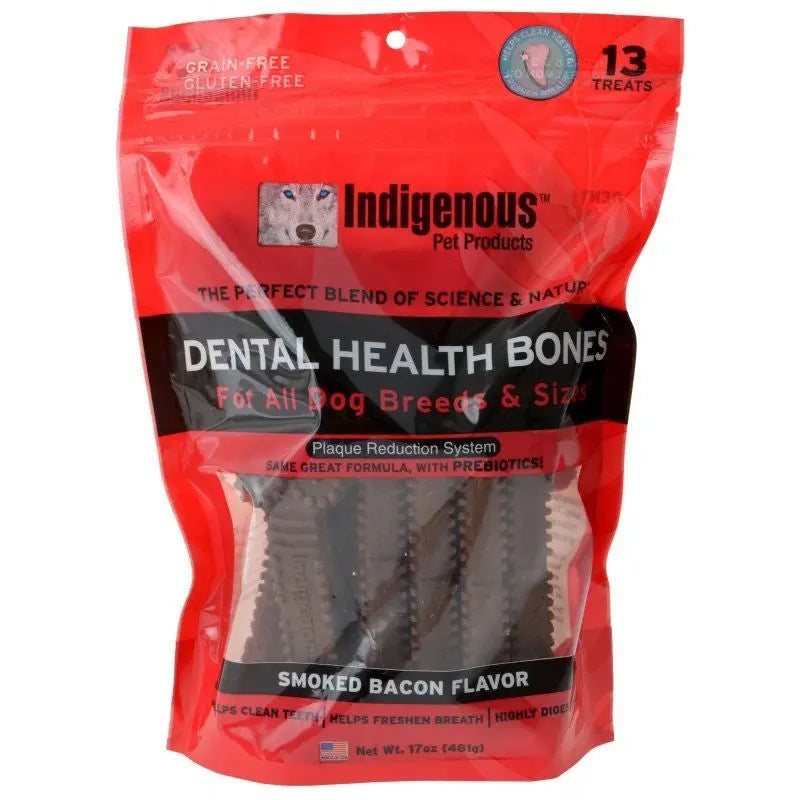 Indigenous Dental Health Bones - Smoked Bacon Flavor - 13 Count 