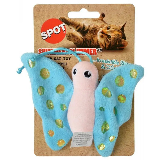 Spot Shimmer Glimmer Butterfly Catnip Toy - Assorted Colors - 1 Count 