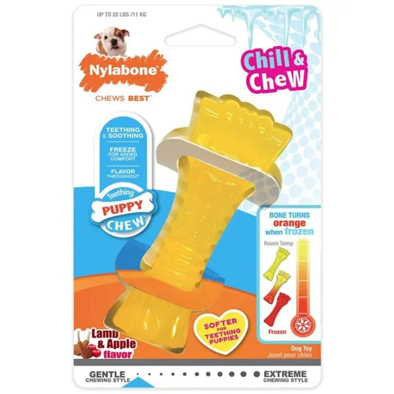 Nylabone Puppy Chew Color Changing Chill N Chew Bone - Mini Souper - 1 count 