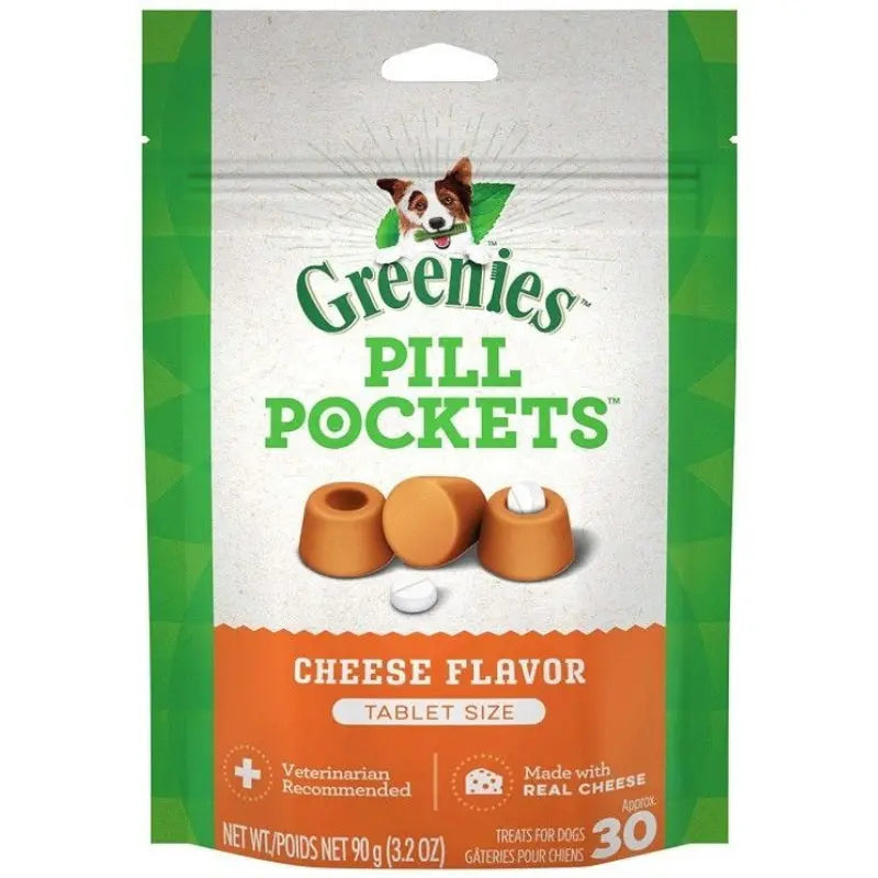 Greenies Pill Pockets Cheese Flavor Tablets - 30 count 