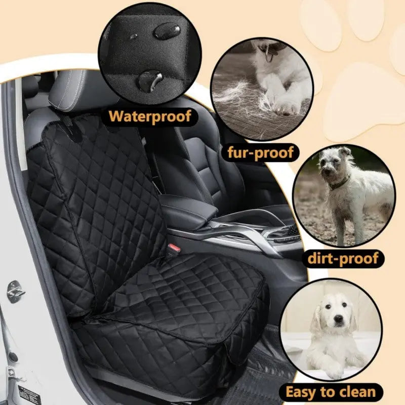 Dog Car Seat Cover, Waterproof Pet Front Seat Cover Vehicle Seat Protection 