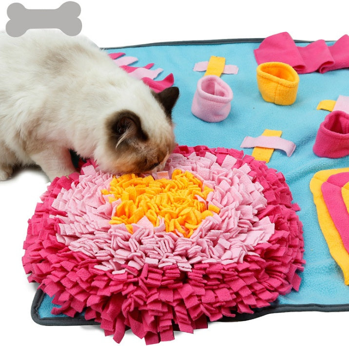 Pet Sniffing Pad Training Blanket Feeding Mat 