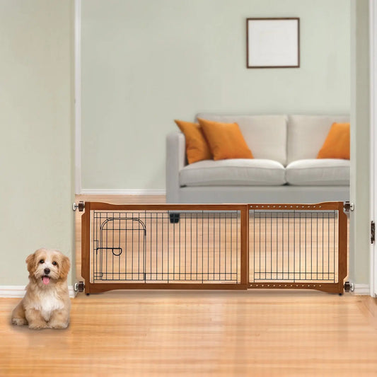 Pet Sitter Freestanding Pet Gate Plus