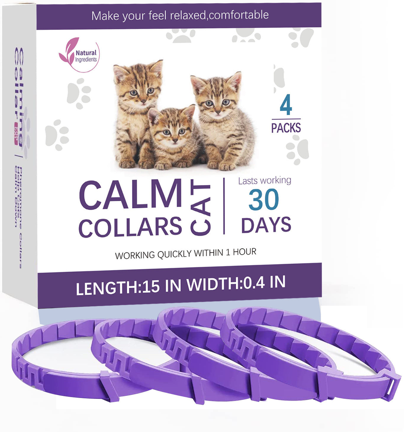 Pet Soothing Calming Collar Cat 