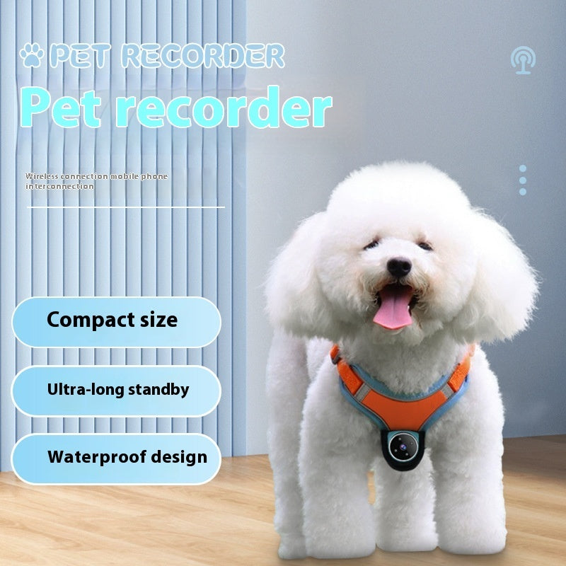 Pets Recorder Pet Tracker Collar Recording Camera 