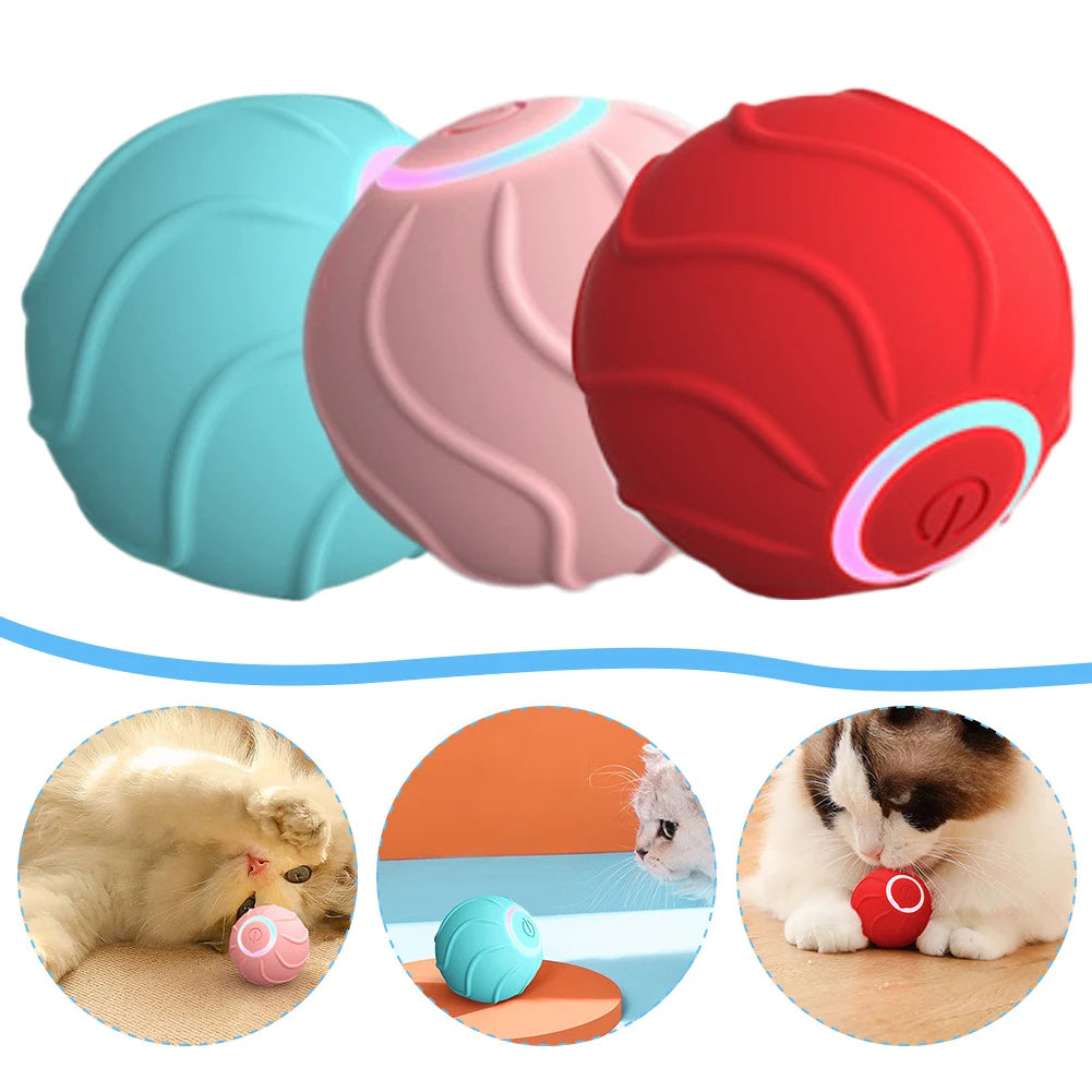 BounceBuddy: Automatic Bouncing Cat Toy Ball 