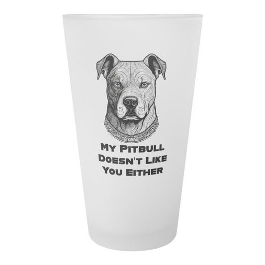 Pitbull Beer Glass 