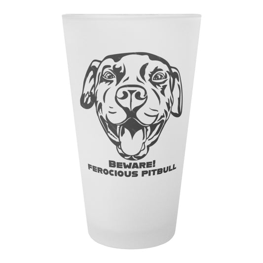 Pitbull Beer Glass 