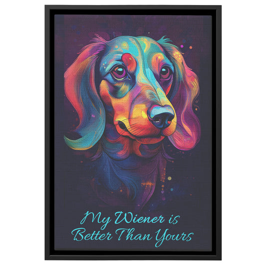 Weenie Canvas Print 